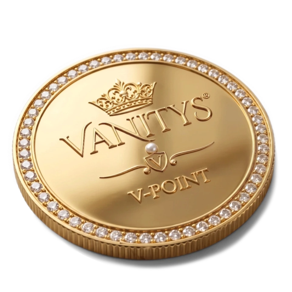Gouden VANITYS® V-POINT munt voor het Creative Partner Program